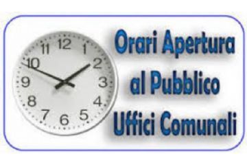 ATTENZIONE - Avviso variazione orari apertura Uffici Comunali - Sabato 14 febbraio 2026