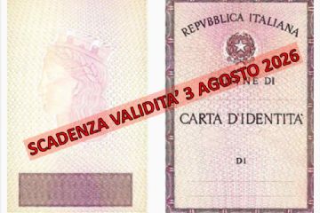 ATTENZIONE!!!   SERVIZIO DI PRENOTRAZIONE per il rinnovo della carta d'identità cartacea