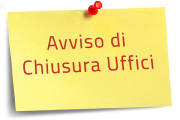 Avviso chiusura Uffici Comunali - Sabato 25 luglio 2026.